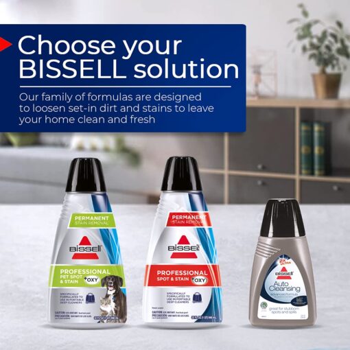 Bissell - Portable Carpet Cleaner - Little Green Plus – for Carpet & Upholstery – with Stain Brush and Self-Cleaning Tool - Home and Automotive use - Image 2