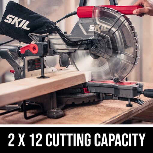 SKIL 10" Dual Bevel Sliding Compound Miter Saw-MS6305-00 - Image 5