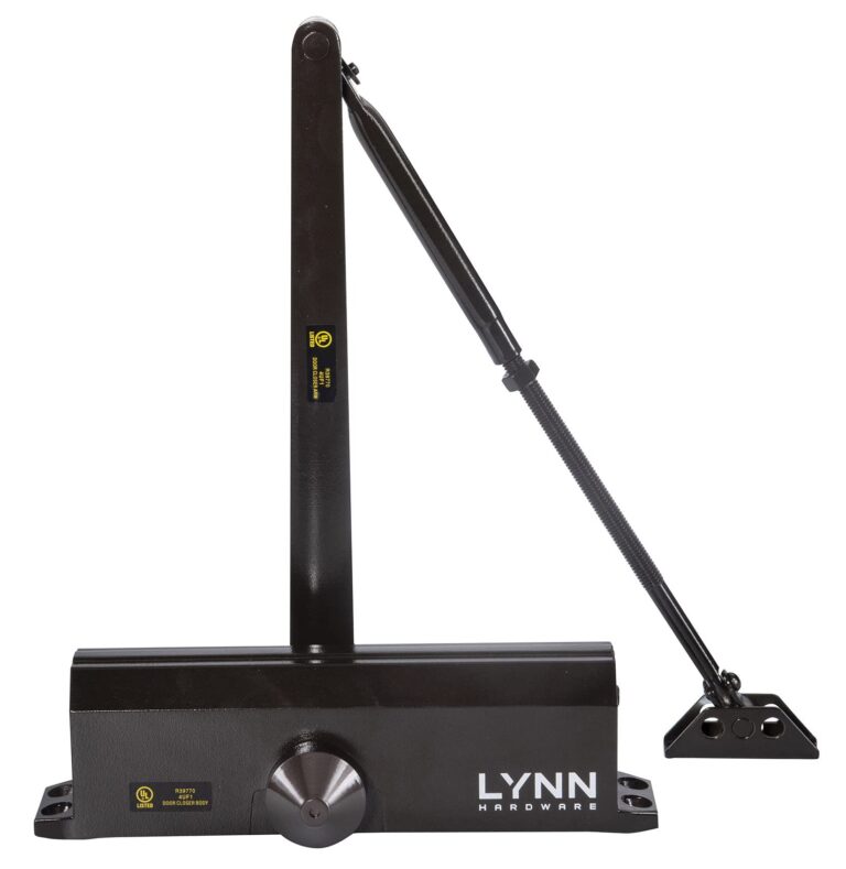 LYNN HARDWARE Medium/Heavy Duty Commercial Door Closer - DC7016 Surface Mounted, Grade 1- ADA & UL 3 Hour Fire Rated, Adjustable Size 1-6 for entrances & Aluminum storefronts- US10B Dark Bronze - Image 5