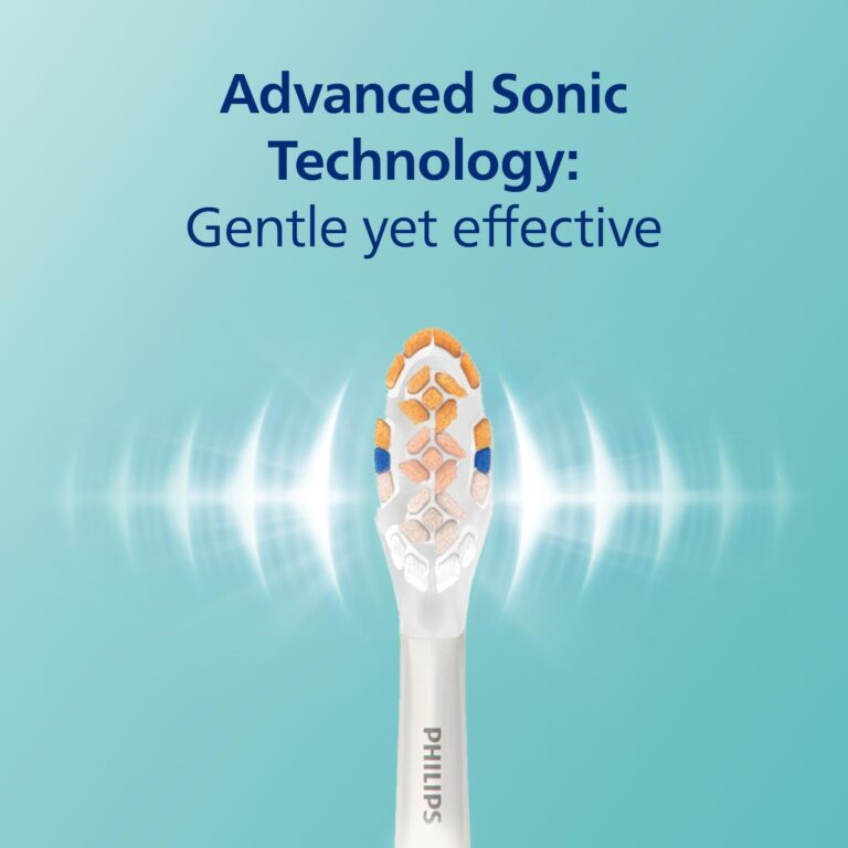 Philips Sonicare DiamondClean Smart 9300 Electric Toothbrush, Sonic Toothbrush with App, Pressure Sensor, Brush Head Detection, 4 Brushing Modes and 3 Intensity Levels, White, Model HX9903/05 - Image 4