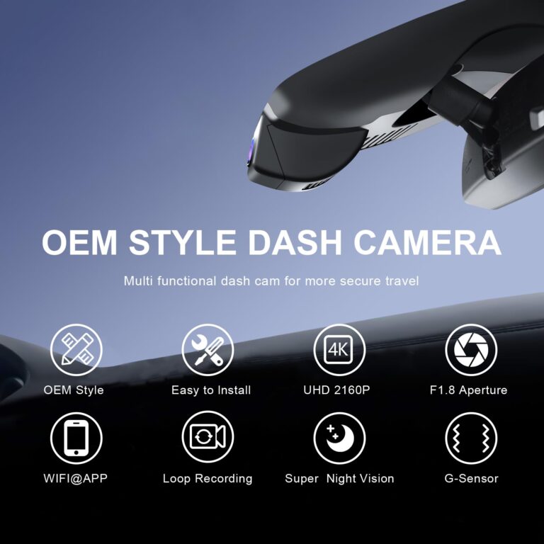 Mangoal Front 4K & Rear 1080p Dash Cam for Mazda CX5 2019-2025 & CX-9 2020-2025 2.5S Select Preferred Carbon Edition Plus Turbo Signature Touring Signature Grand Touring Sport, WiFi & App, 128GB Card - Image 2