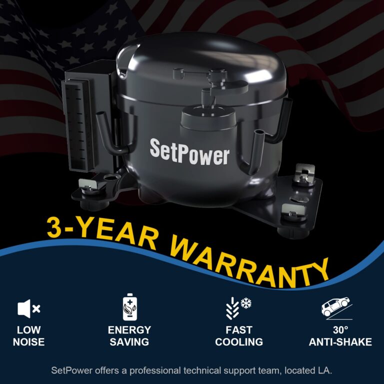 Setpower AJ40 Portable Refrigerator Portable Freezer 42 Quart Electric Cooler Car Refrigerator 12/24V DC Cable & 110/240V AC Car Fridge for Camping,Truck,Travel,SUV,Van,RV - Image 6