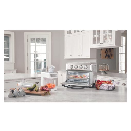 Air Fryer + Convection Toaster Oven by Cuisinart, 7-1 Oven with Bake, Grill, Broil & Warm Options, Stainless Steel, TOA-60 - Image 4