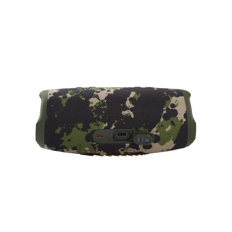 JBL Charge 5 Waterproof Portable Speaker with Built in Powerbank and gSport Carbon Fiber Case (Green Camo) - Image 2