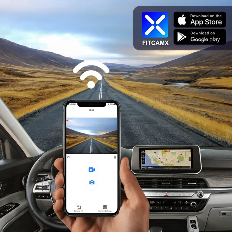 Fitcamx 4K Dash Cam Suitable for Kia Telluride 2020 2021 2022 S LX EX SX X-pro X-Line (Part No#S9000), OEM Look, UHD 2160P Video, Built-in WiFi & APP, Loop Recording, G-Sensor, Easy to Use, 64GB Card - Image 4