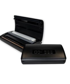 The Harvest Company Vacuum Food Sealer, Powerful 230 Watt Suction, Seals Up to 11" Wide Bags with a 5mm Heat Bar, Digital Display with Touchpad