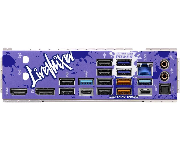Asrock Z790 LIVEMIXER, Intel Z790, 1700, ATX, 4 DDR5, HDMI, DP, eDP, 2.5G LAN, PCIe5, RGB, 5X M.2 - Image 4