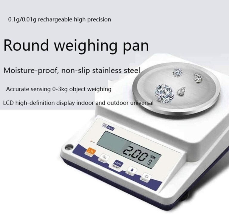 Electronic Scale, Digital Scale, Laboratory Precision Analysis Scale, Digital Jewelry Scale, School Household Use(2100G/0.1G) (One Color 2100G/0.1G) - Image 4