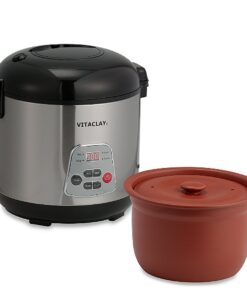 VitaClay VF7700-8 Chef Gourmet 8-Cup Rice and Slow Cooker
