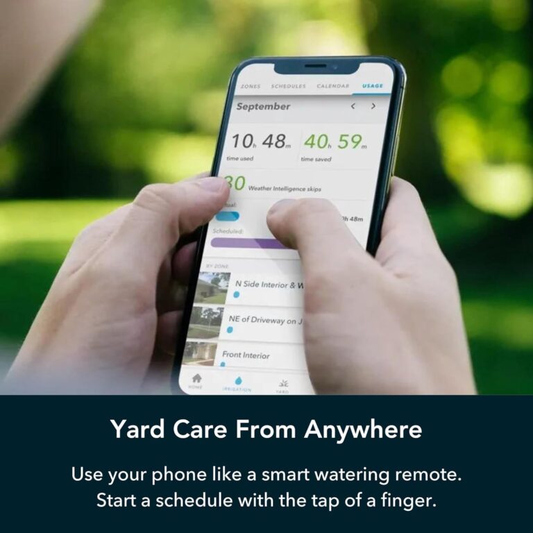 Rachio 3: 8 Zone Smart Sprinkler Controller (Simple Automated Scheduling + Local Weather Intelligence. Save Water w/ Rain, Freeze & Wind Skip), App Enabled, Works w/ Alexa, Fast & Easy Install - Image 4
