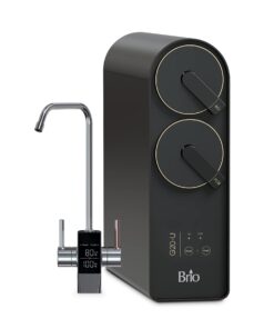 Brio Reverse Osmosis Water Filtration System, 700 GPD, 2:1 Pure to Drain, Tank-Less, Under Sink Faucet Mount