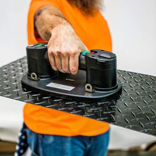 Nemo GRABO (1 Battery, 1 Seal) - Electric Vacuum Suction Cup Lifter for Wood, Paver, Drywall, Marble, Tile and more (lifts up to 375 lbs) Black - Image 3