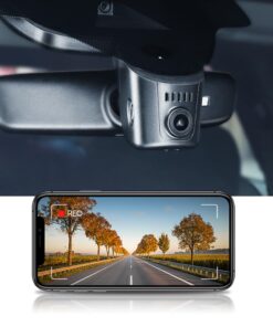 Fitcamx 4K Dash Cam Adapts for Audi 2019-2024 A4 A6 Allroad A3 A5 Q5 S4 S6 Q7 A8 Q8 S8 TT A7 S5 Q3 e-tron (Model A), Car Video Recorder, 2160P UHD Video, OEM Look, WiFi & APP, Parking Mode, 64GB Card
