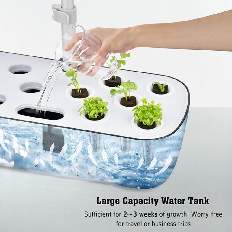 Hydroponic Planting Machine, DIY Soilless Cultivation Planting Kit, 12 Planting Points, Hydroponic Planting System for Indoor Gardening, Herb Garden Kit, Suitable for Home, Kitchen and Gardening - Image 2