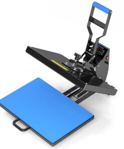 Delclynee 16" x 24" Slide Out Heat Press Machine for T Shirts, Clamshell Pull Out Lower Platen, Industrial-Quality Digital Sublimation Printer for Heat Transfer Vinyl