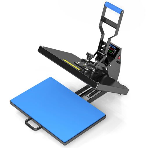 Delclynee 16" x 24" Slide Out Heat Press Machine for T Shirts, Clamshell Pull Out Lower Platen, Industrial-Quality Digital Sublimation Printer for Heat Transfer Vinyl