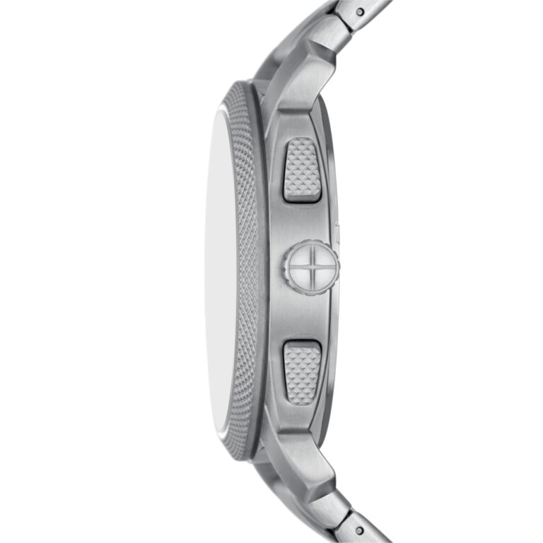 Fossil Men's Machine Chronograph Stainless Steel Watch Silver/Blue - Image 6