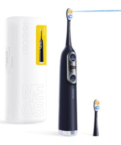 Soocas NEOS II - Sonic Electric Toothbrush and Water Flosser, Cordless Oral Irrigator, Electric Toothbrush for Adults, Portable Water Flosser, Superior Plaque Removal, Dark Violet