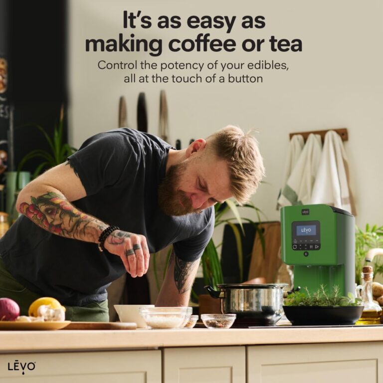 LEVO II+ - Herbal Oil Infusion Machine Plus Filter Technology - Botanical Extractor, Herb Dryer, Decarboxylator, & Oil Infuser - Easy Edible Infusion Maker for Gummies, Brownies, & More - Garden Green - Image 5