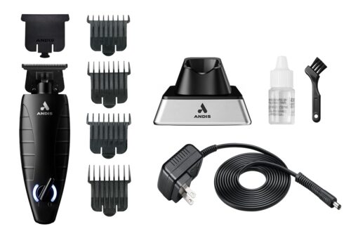 Andis GTX-EXO Black Label Special Edition, Professional Lithium-ion Electric Beard & Hair Trimmer, M-Force Technology, Cordless, Included Charging Stand, Black - Image 3