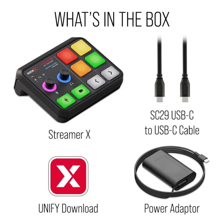 RØDE X Streamer X Professional Integrated Audio Interface and 4K Video Capture Card with XLR, HDMI and TRRS Connectivity for Streaming, Gaming and Content Creation - Image 2