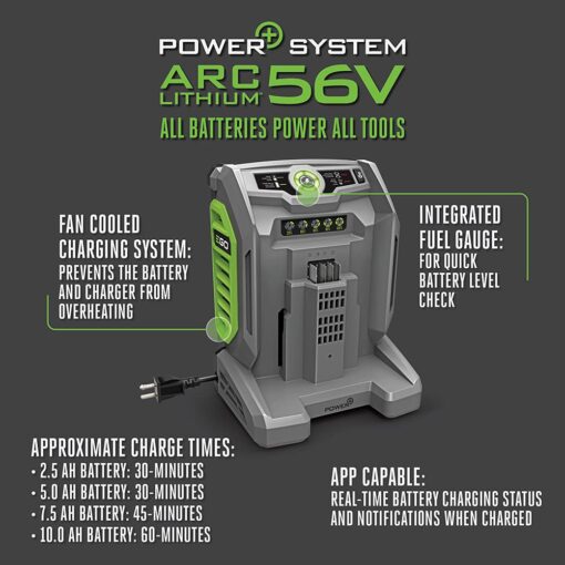 EGO Power+ CH7000 700W Turbo Charger, Black - Image 2