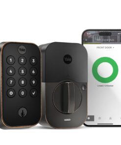 Yale Security Assure Lock 2 Deadbolt, Oil Rubbed Bronze Smart Entry Door Lock with Wi-Fi Connected Keypad for Code Entry Door Lock and Remote Access with Back-Up Key, YRD410-WF1-0BP