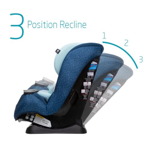 Maxi-Cosi Pria Max All-in-One Convertible Car Seat, Rear Facing Car Seat (4-40 lbs), Forward Facing Car Seat (22-65 lbs), High Back Booster Seat (40-100 lbs), Pure COSI, Tetra Blue - Image 10