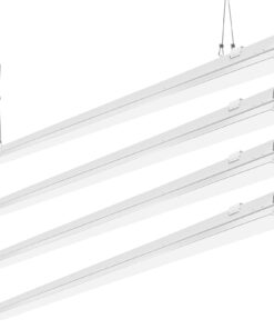 ANTLUX 8FT LED Shop Light Fixture, 110W Strip Light, 12200 LM, 5000K, 8 Foot Linear Lights, Linkable Lighting for Garage Warehouse Workshop, Fluorescent Tube Replacement, 4 Pack
