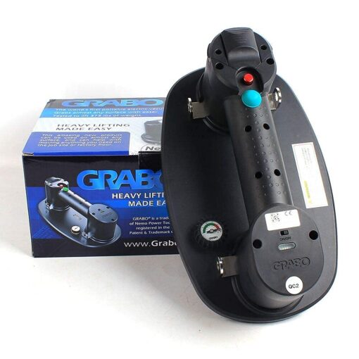 Nemo GRABO (1 Battery, 1 Seal) - Electric Vacuum Suction Cup Lifter for Wood, Paver, Drywall, Marble, Tile and more (lifts up to 375 lbs) Black - Image 9