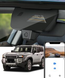 Fitcamx 4K Dash Cam Suitable for Toyota Land Cruiser 2024 2025 First Edition 1958 (J250/Gen15), OEM Look, UHD 2160P Video, Built-in WiFi & APP, Loop Recording, G-Sensor, Plug & Play, 64GB Card
