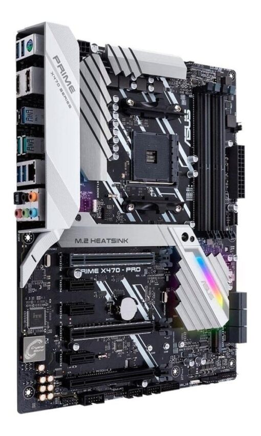 ASUS Prime X470-Pro AMD Ryzen 2 AM4 DDR4 DP HDMI M.2 USB 3.1 ATX Motherboard - Image 5