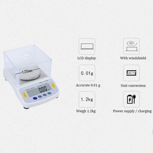 Digital Electronic Scale Display Multifunctional Food Calculation Weight Shop Market 300/0.01G High Precision Household - Image 4