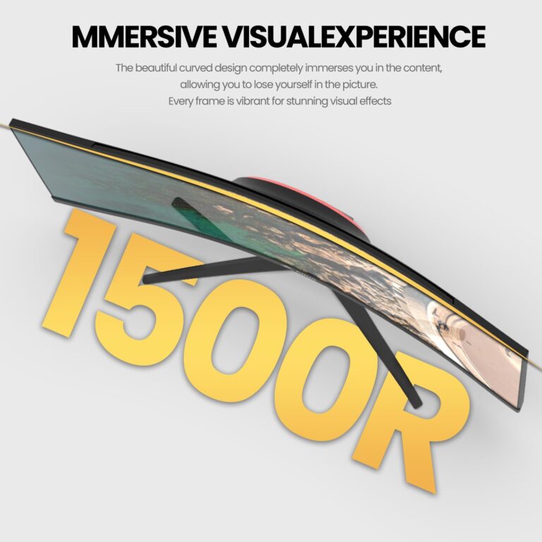 CRUA 30Inch Ultrawide Curved Monitor, 21:9 WFHD(2560x1080P) VA Computer Monitor, 99% sRGB 100HZ 1500R PC Monitors Support FreeSync, Wall-Mounted, with HDMI/DP Display Port-Black - Image 3