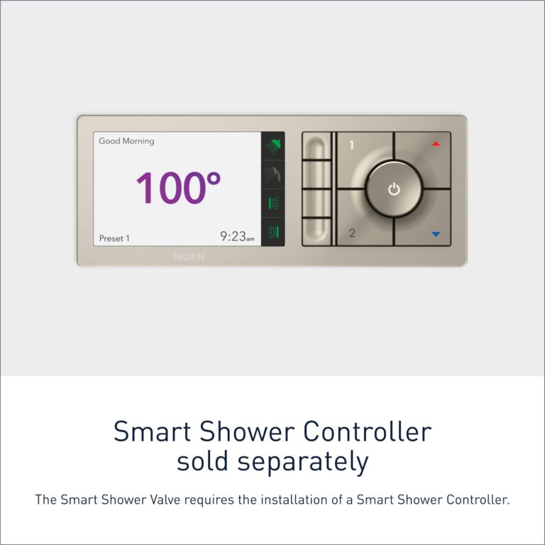 Moen Smart Shower 2-Outlet Digital Thermostatic Shower Valve with 1/2" Connections, S3102 - Image 5