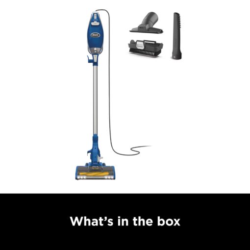 Shark HV343AMZ Rocket Corded Stick Vacuum with Self-Cleaning Brushroll, Lightweight & Maneuverable, Perfect for Pet Hair Pickup, Converts to a Hand Vacuum, Crevice Upholstery Tools, Blue/Silver - Image 4