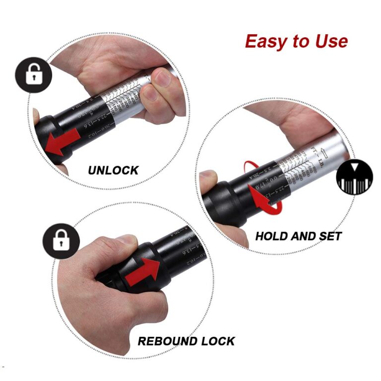 RIMKOLO 3/4-inch Drive Click Torque Wrench Dual-Direction Adjustable Torque Wrench Set with Buckle with Screwdriver (100-600ft.lb / 135-815Nm) - Image 5