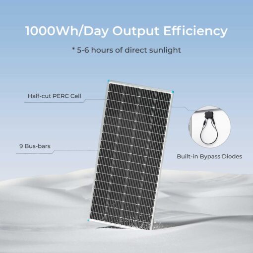 Renogy 400 Watt Solar Panel 12 Volt, 2PCS 200W Solar Panels High Efficiency Monocrystalline PV Module for RV Marine Rooftop Farm Battery and Other Off-Grid Applications - Image 7