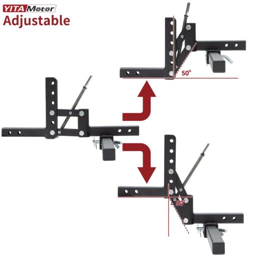YITAMOTOR ATV/UTV Manual Implement Lift 1-Point Lift System Fits 2 Inch Receiver, 50 Inches Width - Image 6