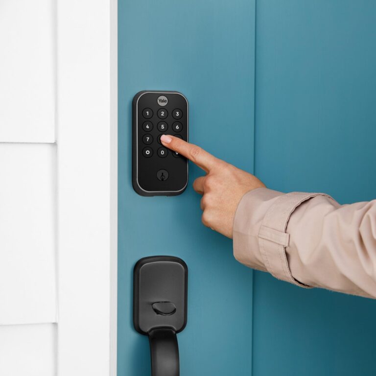 Yale Security Assure Lock 2 Deadbolt, Black Suede Smart Entry Door Lock with Wi-Fi Connected Keypad for Code Entry Door Lock and Remote Access with Back-Up Key, YRD410-WF1-BSP - Image 6