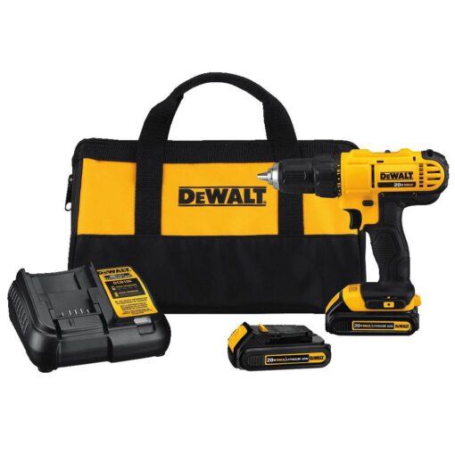 WORKPRO 322PCS Home Repair Tool Kit + DEWALT 20V Max Cordless Drill/Driver Kit (DCD771C2) - Image 4