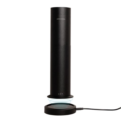 Aroma360 - Wireless Pro Essential Oil Diffuser - 600 sq ft Coverage - Cordless & Portable with Remote - Aromatherapy Scent Diffuser - Home, Spa, Office & Business - Air Freshener - Midnight Black