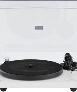 Crosley C6B-WH Belt-Drive Bluetooth Turntable Record Player with Adjustable Tone Arm, White