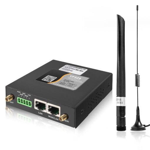 4G VPN Router, Industrial 4G LTE Router Yeacomm YF325 WiFi Modem Router Unlocked with Dual Sim Card Slot, RS232, External Antenna Cellular Modem in North/South America, NOT for Verizon