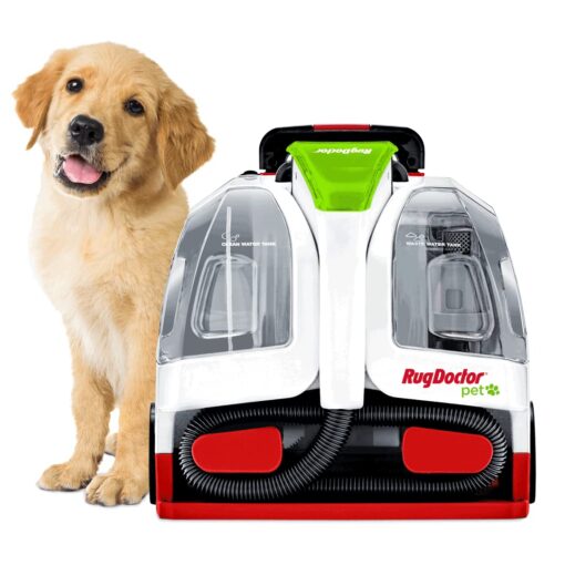 Rug Doctor Pet Portable Spot Cleaner, 2X Suction Power, Lightweight Pet Carpet Cleaner Machine, Pro-Grade Power Removes Stains & Odors from Rugs, Carpets And Upholstery