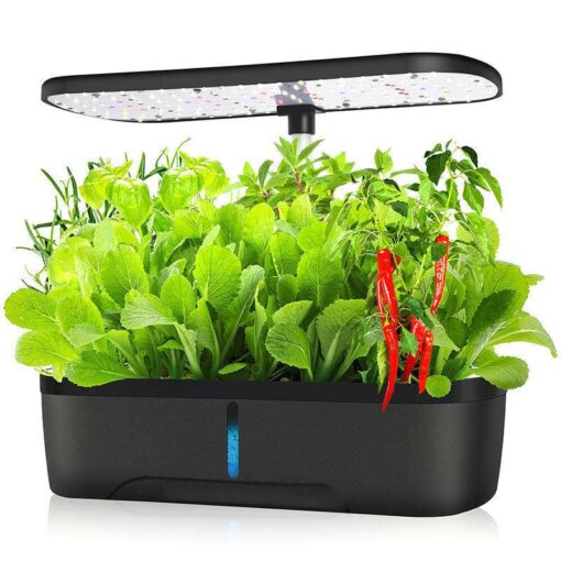 Hydroponic Planting Machine, DIY Soilless Cultivation Planting Kit, 12 Planting Points, Hydroponic Planting System for Indoor Gardening, Herb Garden Kit, Suitable for Home, Kitchen and Gardening