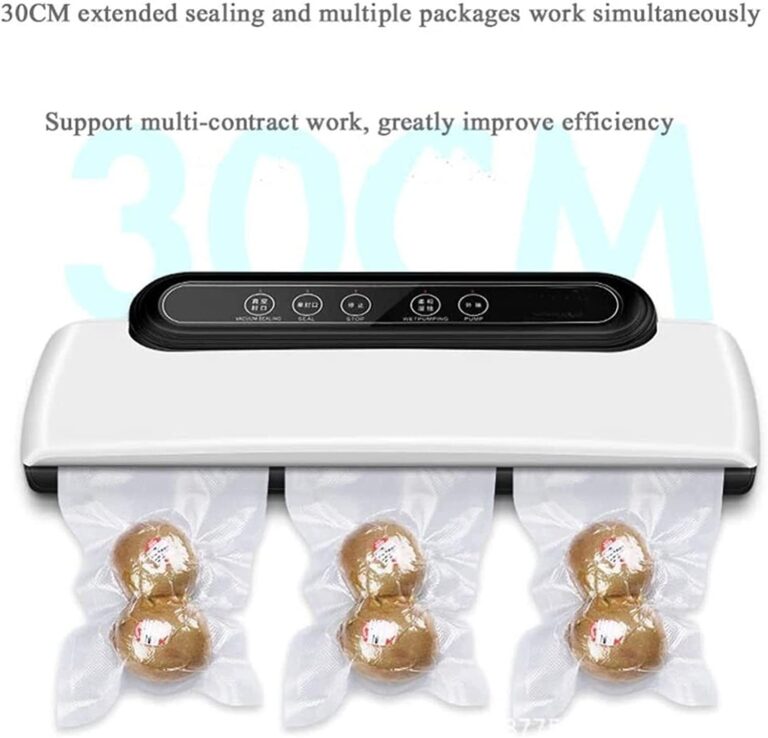 RMENST Food Vacuum Sealer Machine - Automatic Food Sealer for Food Saver with Dry Moist Food Modes,Compact Design,with Bags Easy to Clean - Image 4