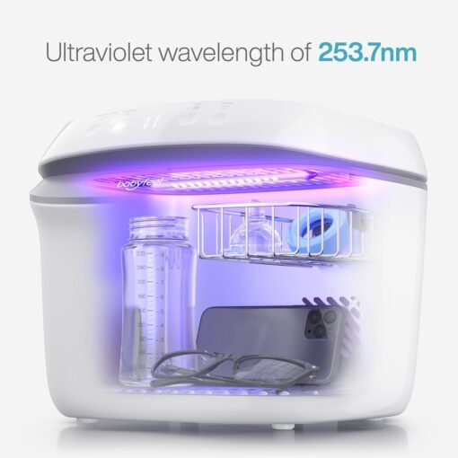 UV Light Sanitizer | UV Box Sanitizer | Conveniently Sanitizes in Minutes | Large Capacity | No Cleaning Required | Touch Control - Image 8