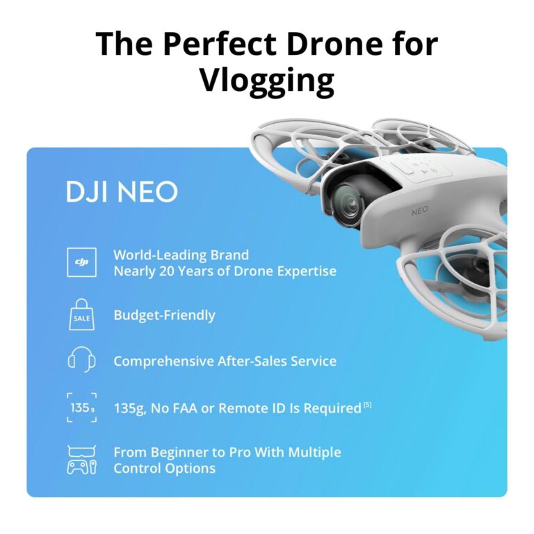 DJI Neo, Mini Drone with 4K UHD Camera for Adults, 135g Self Flying Drone that Follows You, Palm Takeoff, Subject Tracking, QuickShots, Stabilized Video, Built-In Propeller Guard (Controller-Free) - Image 4