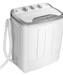 Giantex GT-US61100-FPGR Portable Washers, White & Gray